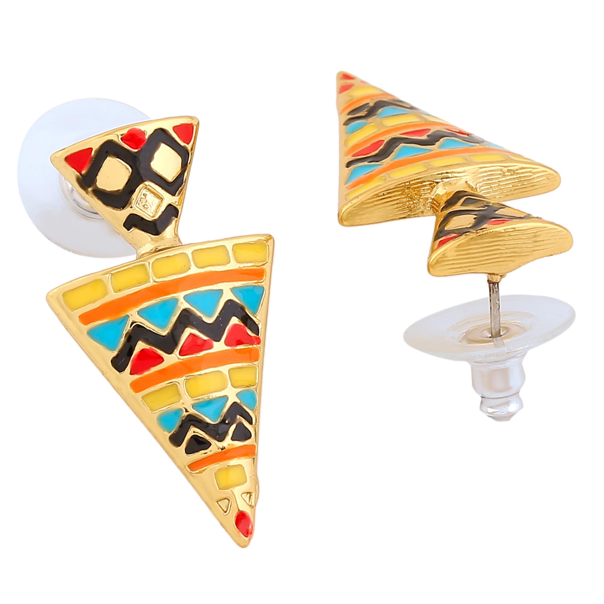 Colorful Stud Earrings Set